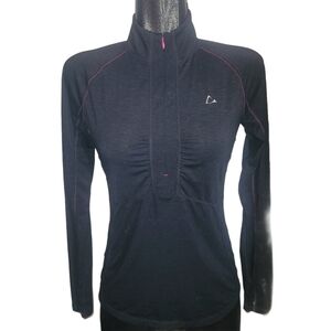 Paradox Black Pullover Quarter Zip Light Performance Jacket S